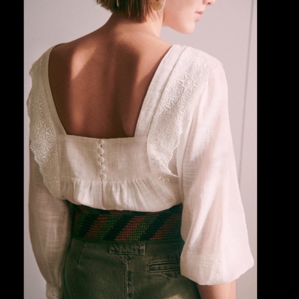 Sézane Green and Tan Carlie Belt - Picture 5 of 11